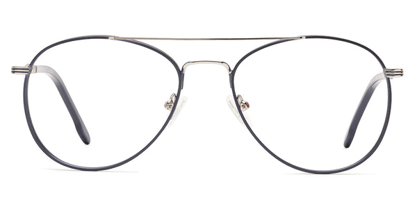 Specsmakers Happster Unisex Eyeglasses Full Frame Pilot Large 54 Metal Specsmakers Opticians 1112