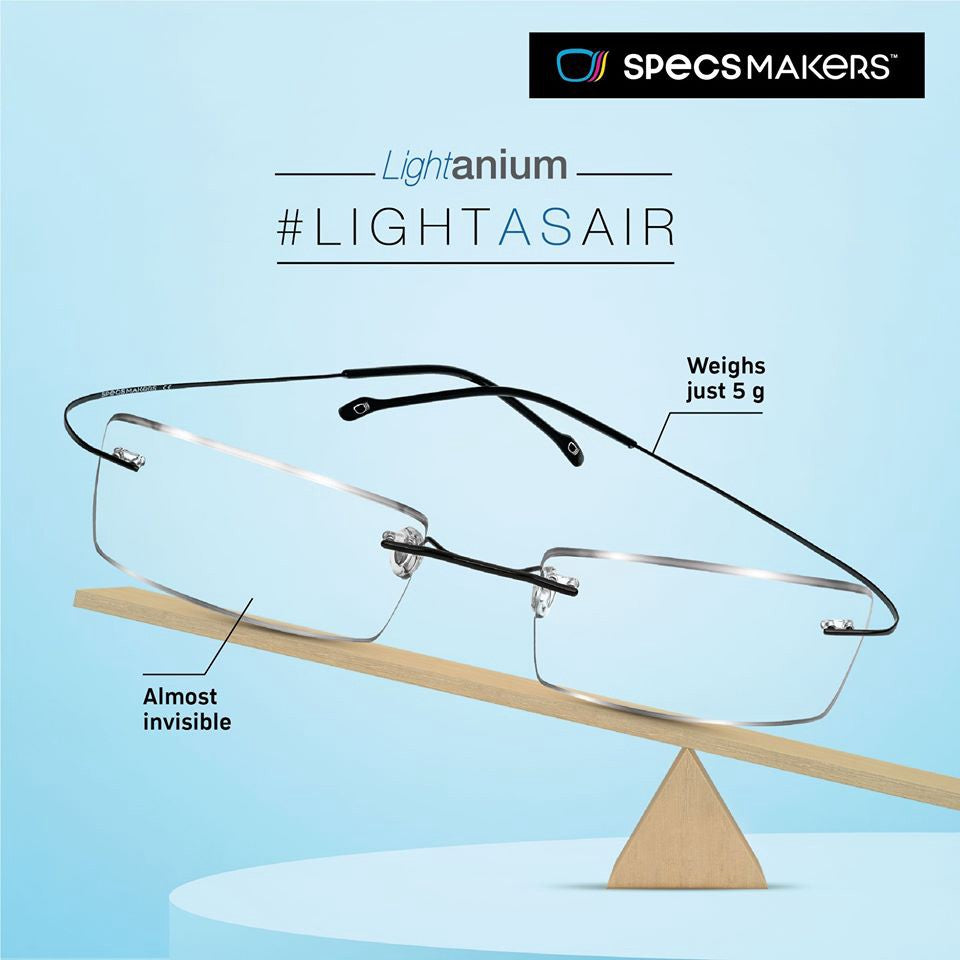 Rimless Rim less Light air Lightanium