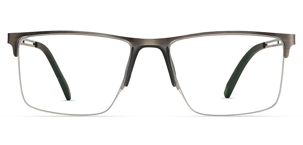 Specsmakers Signa Unisex Eyeglasses Halfframe Square Large 54 Metal S Specsmakers The 5516